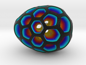 Mosaic Egg #2 in Matte High Definition Full Color
