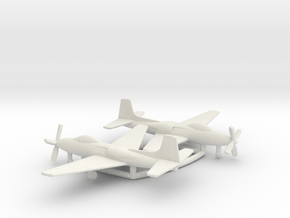Consolidated Vultee XP-81 in White Natural Versatile Plastic: 6mm