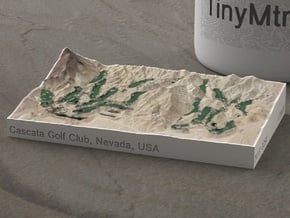 Cascata Golf, Nevada, USA, 1:20000 in Natural Full Color Sandstone