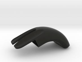 Support Mouse Tail - large in Black Smooth Versatile Plastic