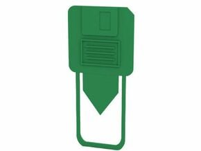 Paper clip in Green Processed Versatile Plastic