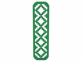 Bookmark in Green Processed Versatile Plastic