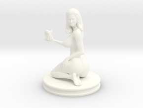 Nude Fire Lady in White Processed Versatile Plastic