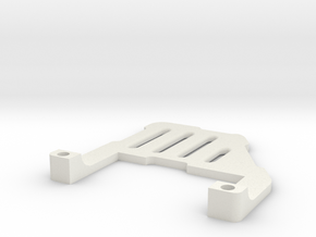 sporty_batt_tray_spacer_left_slope_dluxfab_ssdlux in White Natural Versatile Plastic