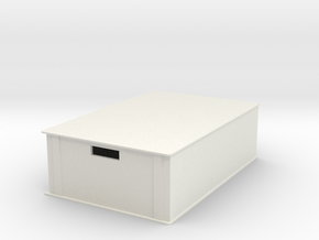 Transport Box in White Natural Versatile Plastic