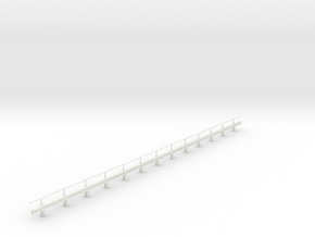 H0 Leitplanken Gelaender in White Natural Versatile Plastic