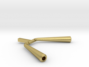 Nn3 RGS Water Tank Spout in Natural Brass