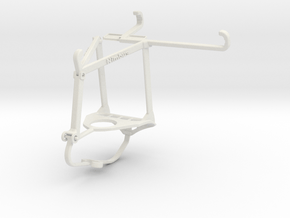 Controller mount for Nimbus & Apple iPhone 14 Plus in White Natural Versatile Plastic