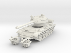 T-55 KMT-5 Mine Roller 1/72 in White Natural Versatile Plastic