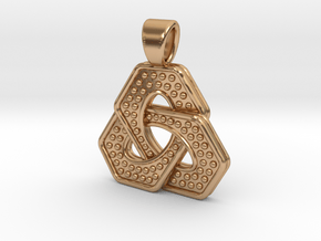 Odin's Knot [pendant] in Polished Bronze