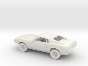 1/43 1969 Ford Mustang Shelby GT 500 Kit in White Natural Versatile Plastic