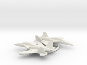 Stavatti SM-47 (w/o landing gears) in White Natural Versatile Plastic: 6mm