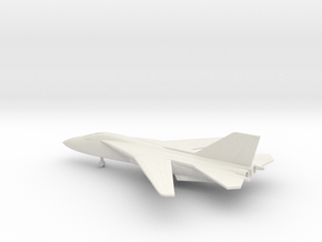 General Dynamics F-111B (swept 45) in White Natural Versatile Plastic: 1:200