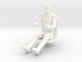 Batman - Adam West Seated - 1.24 in White Processed Versatile Plastic