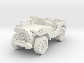 Airborne Jeep (recon) 1/100 in White Natural Versatile Plastic