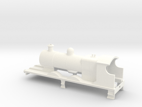 OO NWR Class 5/L&YR Class 28 V1 in White Smooth Versatile Plastic