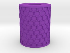 honeycomb bead in Purple Processed Versatile Plastic