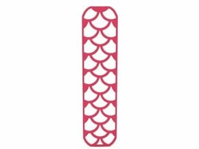 Bookmark in Pink Processed Versatile Plastic