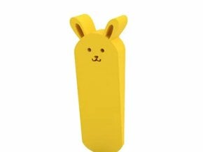 Door stop in Yellow Processed Versatile Plastic