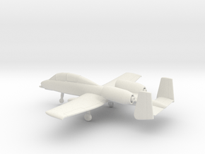 Fairchild Republic A-10B Thunderbolt II in White Natural Versatile Plastic: 1:160 - N