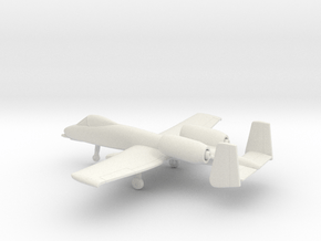 Fairchild Republic A-10 Thunderbolt II in White Natural Versatile Plastic: 1:200