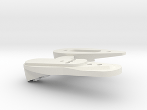 Daisy Avanti Adjustable Butt Plate in White Natural Versatile Plastic