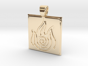 Four elements - Fire in 14K Yellow Gold