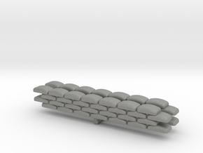 Sandbag Straight Section (x2) 1/100 in Gray PA12