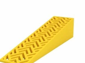 Door stop in Yellow Processed Versatile Plastic