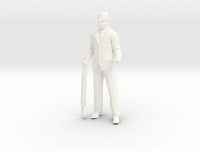 The Avengers - John Steed - 1.18 in White Processed Versatile Plastic