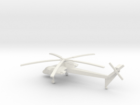 Sikorsky S-60 Skycrane in White Natural Versatile Plastic: 6mm
