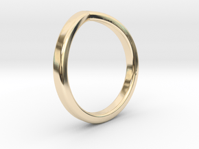 Line Delicate Ring in 14k Gold Plated Brass: 3 / 44