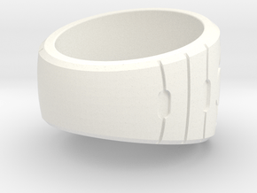 Assassin's Creed Ring in White Premium Versatile Plastic: 6 / 51.5