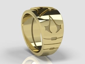 Assassin's Creed Ring in 14K Yellow Gold: 10 / 61.5