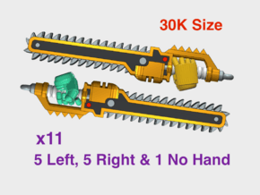 11x Roto Sword: Raider NS (30k Size) in Tan Fine Detail Plastic
