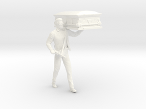 Terminator - Arnold with Coffin - Custom in White Processed Versatile Plastic