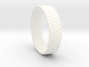 Bracelet. in White Smooth Versatile Plastic