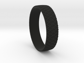 Bracelet. in Black Smooth Versatile Plastic