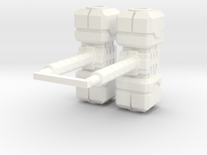 TF Kingdom Legacy Core Magnus Hammer Set in White Smooth Versatile Plastic