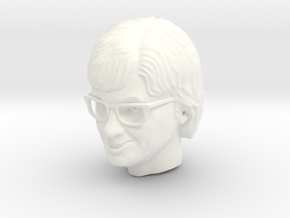 Austin Powers Head Sculpt - 1.6 in White Processed Versatile Plastic