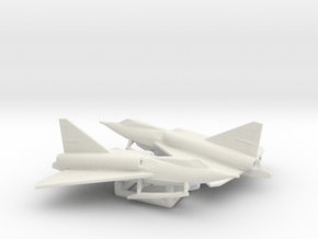 Convair XF2Y Sea Dart in White Natural Versatile Plastic: 6mm