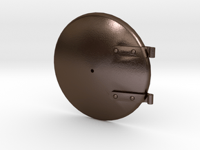Mogul - Smoke Box Door REV2 .625 Plus 1% in Polished Bronze Steel