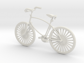 1/10 Scale Military Bicycle British WW2 in White Natural Versatile Plastic