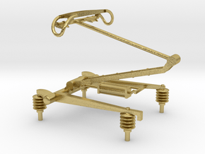 (1:76) BW-HS Pantograph (Raised) in Natural Brass