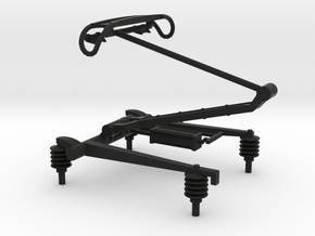 (1:76) BW-HS Pantograph (Raised) in Black Smooth PA12
