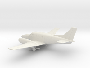 Beechcraft C90 King Air in White Natural Versatile Plastic: 1:64 - S
