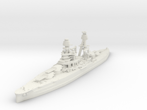 USS Arizona BB-39 in White Natural Versatile Plastic: 1:1000