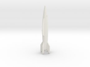 Atomic Rocket Polaris in White Natural Versatile Plastic: 1:2500
