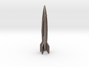 Atomic Rocket Polaris in Polished Bronzed Silver Steel: 1:1000