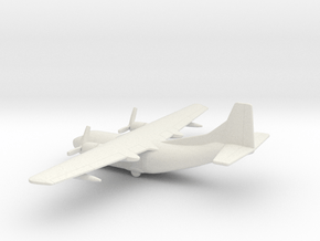 Fairchild C-123 Provider / Chase XC-123A in White Natural Versatile Plastic: 1:285 - 6mm